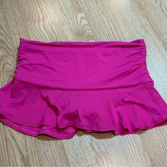 Lands' End Other - Lands End bright‎ pink flounce swim skirt 10